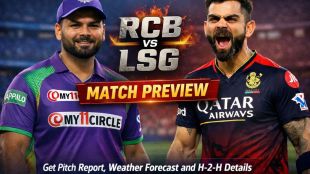 RCB vs LSG IPL 2026 Match Preview — Royal Challengers Bengaluru vs Lucknow Super Giants Pitch Report, Weather Forecast and Head-to-Head Details at M. Chinnaswamy Stadium Bengaluru