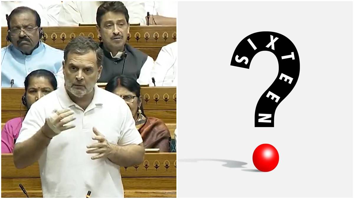 Rahul Gandhi on 16 puzzle
