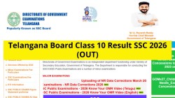 BSE Telangana SSC Result 2026 OUT: TS 10th scorecards declared at bse.telangana.gov.in – Check overall pass percentage