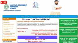 Telangana TS SSC Results 2026 LIVE, results.bse.telangana.gov.in: Telangana Board 10th result OUT @bse.telangana.gov.in – Direct link here