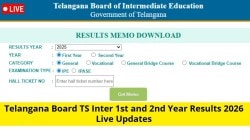 tgbie.cgg.gov.in, TGBIE TS Inter 1st 2nd Year Result 2026 OUT at tgbie.in, results.cgg.gov.in LIVE: Telangana board releases TS Intermediate 1st, 2nd year results Marks Memo at tsbie.in