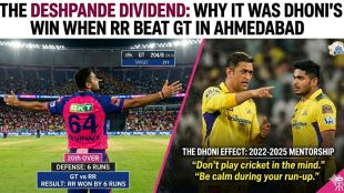 Tushar Deshpande final over against Gujarat Titans IPL 2026 with MS Dhoni mentorship quotes.