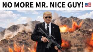 In new threat to Iran, Trump posts picture holding assault rifle: 'No more Mr Nice Guy'
