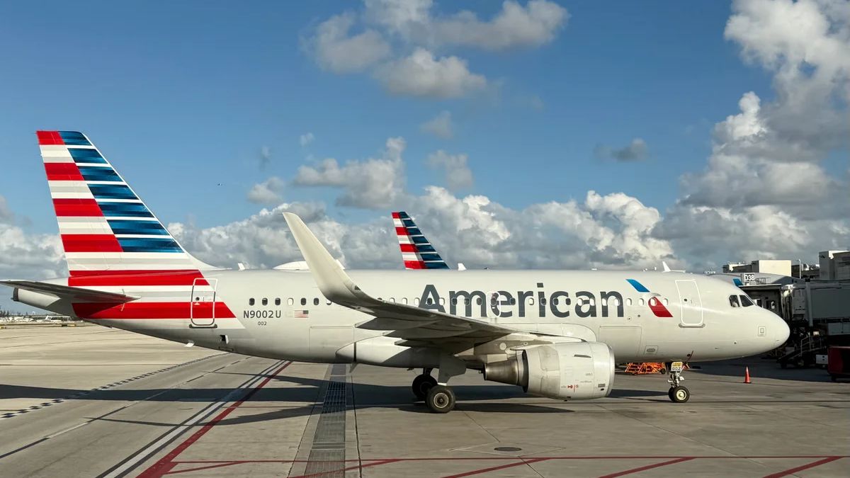 The airline is running a daily service using an Embraer 175 aircraft through its subsidiary Envoy The airline is running a daily service using an Embraer 175 aircraft through its subsidiary Envoy