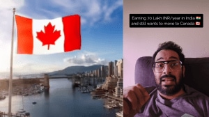 In his video, Vishal recounts a message from a follower that stayed with him. “My wife and I together earn Rs 70 lakh per year in India, yet I still want to move to Canada,” the message read.