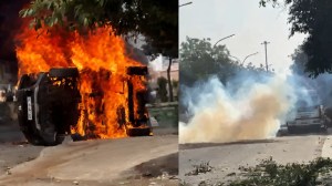 Violent protest in Noida over salary, police called in after workers vandalise property, pelt stones