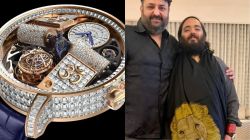 300 diamonds, 658 components in a watch worth Rs 10 cr- Anant Ambani flaunts his new Shiva watch
