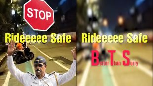 Viral Mumbai Police BTS video