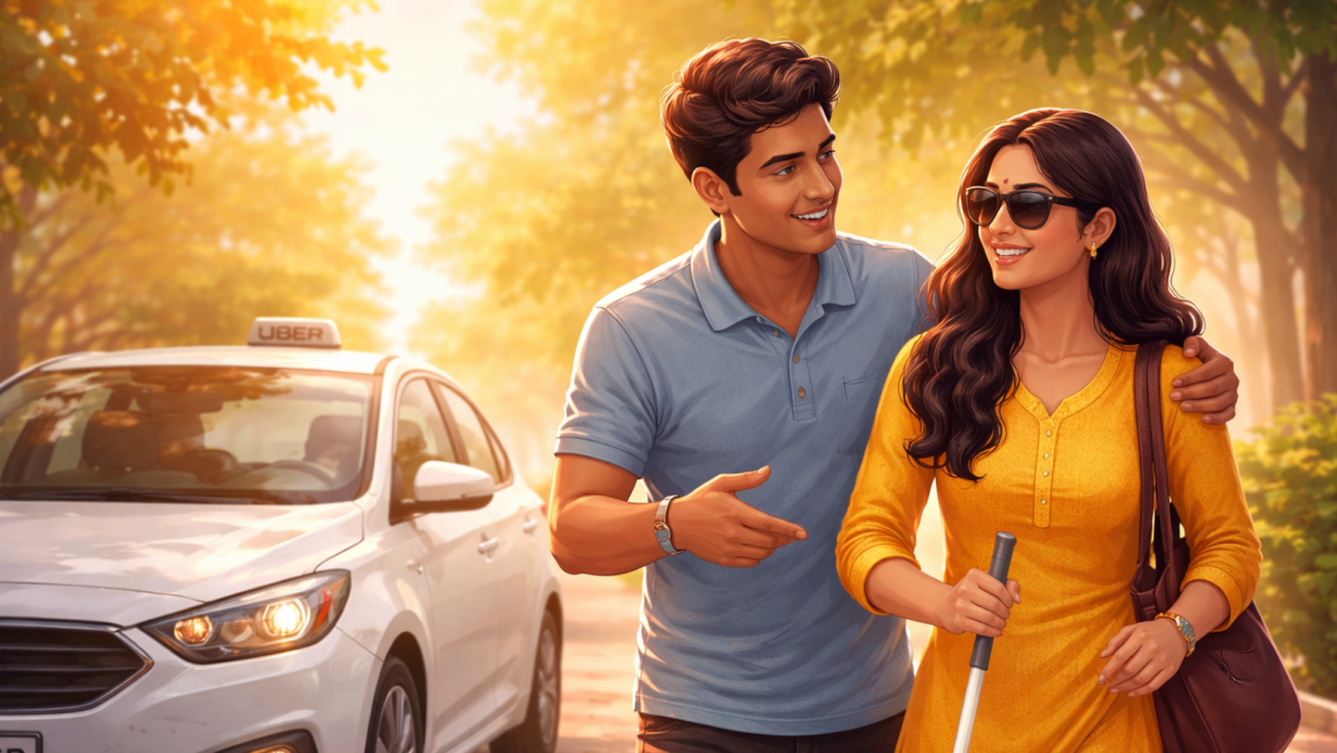 Aishwarya T V Pillai, co-founder of Grailmaker Innovations, shared her experience in a LinkedIn post, telling us about a ride that she would give 5/5 (AI generated image)