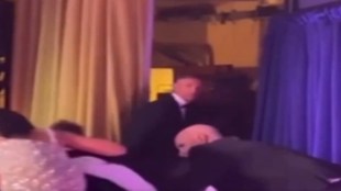 Watch: Composed Donald Trump trips in evacuation, says 'I thought it was trays' after White House Correspondents’ Dinner firing