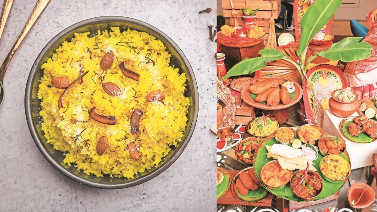 According to Delhi-based food historian Pushpesh Pant, there is no special pakwan for Baisakhi, but the festival is marked by food items like meethe chawal (L) and Poila Baisakh is all about meals that are built around indulgent, almost ritualistic pairings, says Executive Chef Ankit Pahuja of The Park, Kolkata (R) According to Delhi-based food historian Pushpesh Pant, there is no special pakwan for Baisakhi, but the festival is marked by food items like meethe chawal (L) and Poila Baisakh is all about meals that are built around indulgent, almost ritualistic pairings, says Executive Chef Ankit Pahuja of The Park, Kolkata (R)