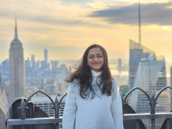  “Coming from India, this exposure was both exhilarating and intimidating,” she says.