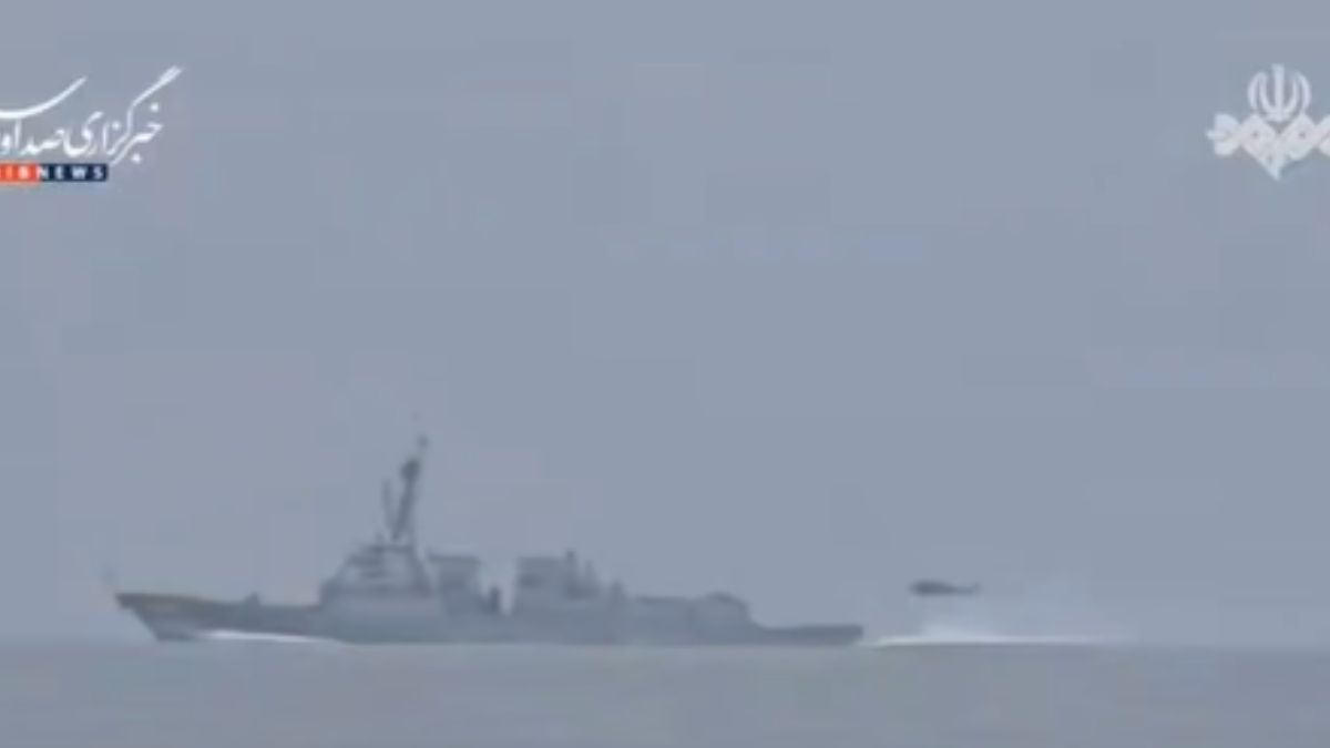 IRGC warning US warships Gulf of Oman Strait of Hormuz tensions Trump blockade announcement IRGC warning US warships Gulf of Oman Strait of Hormuz tensions Trump blockade announcement