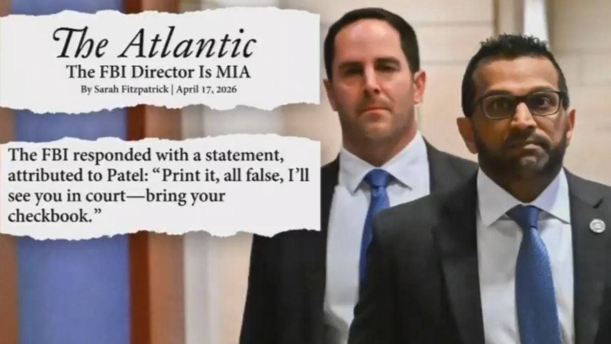 ‘See you in court’: Kash Patel threatens lawsuit over The Atlantic report ...