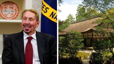 Larry Ellison built a Japanese imperial palace in California and spent $200m doing it
