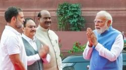 Amid political tussle, PM Modi and Rahul Gandhi share rare exchange – Watch