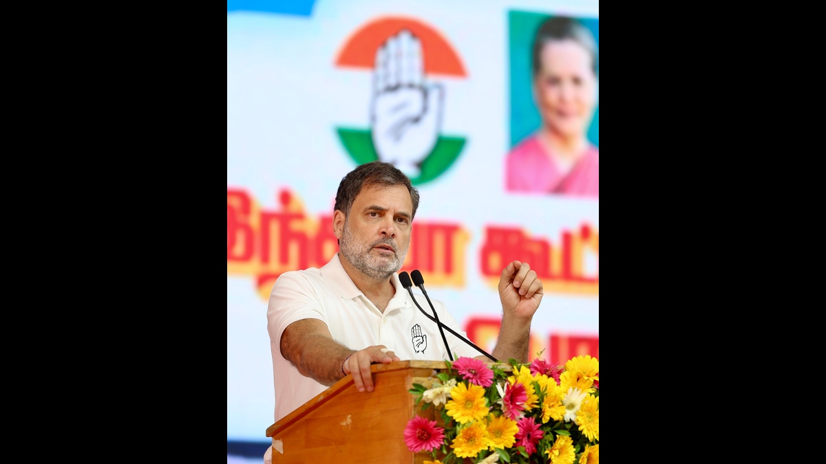 ‘Tamil people should rule Tamil Nadu’: Rahul Gandhi targets BJP‑RSS in ...