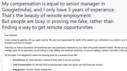 Techie claims earning Rs 9.2 cr with just 3 years’ experience; netizens believe it is too good to be true