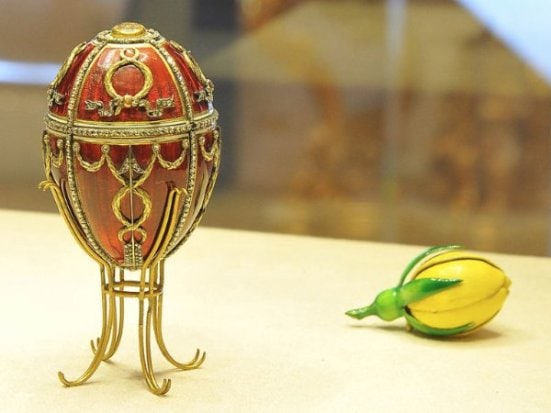 The Rosebud Faberge Egg