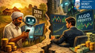 Why AI in Indian finance is a double-edged sword for retail investors. (AI-generated image from Gemini)