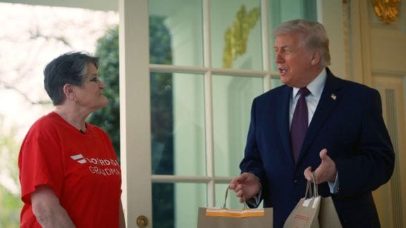 DoorDash Grandma Trump tix