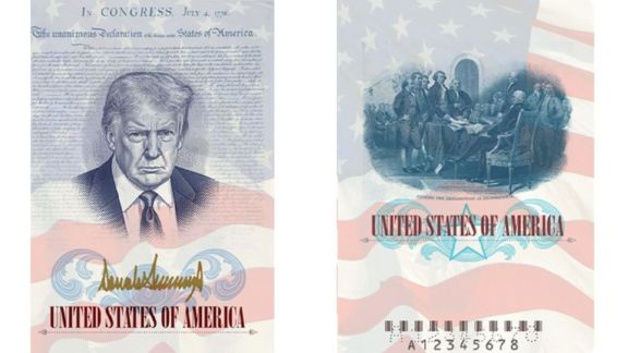 Trump AMerica250 passports
