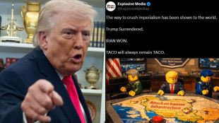 Trump chickens Iran war