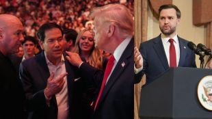 Trump at UFC vs JD Vance at Pakistan