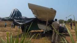 Watch: Training plane crashes near Baramati airfield in Pune