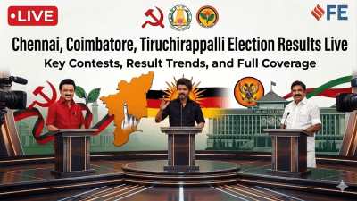 Chennai, Coimbatore, Salem, Tiruppur, Tiruchirappalli Election Results LIVE Updates