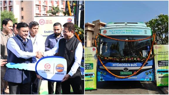 Delhi Metro, Metro , Delhi Metro Shuttle Bus, Delhi’s Central Vista area, Hydrogen Shuttle Buses in Delhi