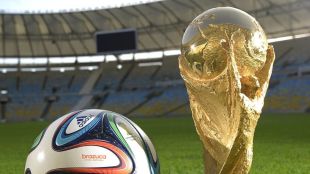 Image shows FIFA World Cup 2026 Trophy and official ball as China gets 80 percent discount in broadcast rights deal while India don't have any so far.