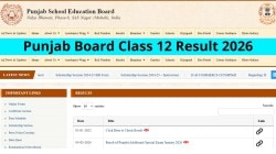 PSEB Class 12th Result 2026: List of official websites to check Punjab board Class 12th scorecards 