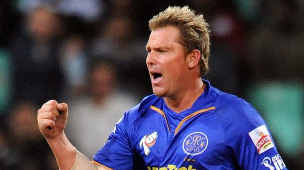Shane Warne during IPL 2008
