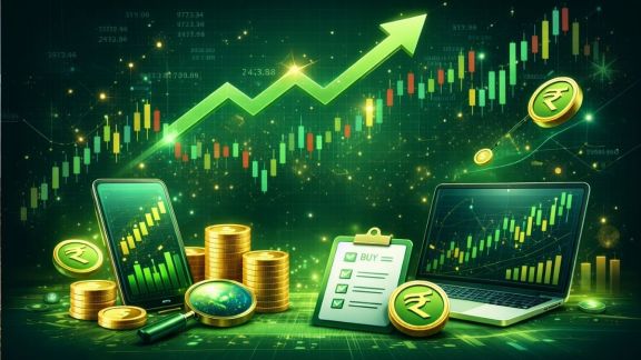 Sensex Soars 1,074 Points, Nifty Tops 23,800 as Crude Tumbles on US-Iran Peace Hopes