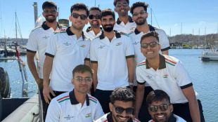 Image shows members of the Indian men's badminton team that won the Thomas Cup 2026 held in Horsens, Denmark.