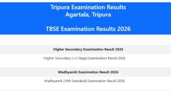TBSE Madhyamik, HS Result 2026 OUT: Tripura Class 10th, 12th scorecards released at tbresults.tripura.gov.in – Check direct link