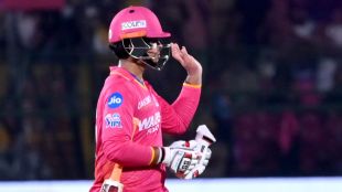 Image shows Vaibhav Sooryavanshi in his Rajasthan Royals colours. He becomes first cricketer from Bihar to be selected for India A after MS Dhoni.