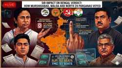 SIR impact on Bengal verdict: How Murshidabad, Malda and North 24 Parangas voted