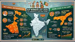 BJP winners list 2026: Bengal bastion breached, Assam sticks to the script — key candidates and state-wise trends