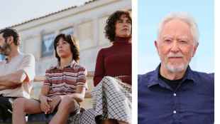 Aquí, the film adaptation of the Jesus Trilogy by JM Coetzee (below), was an official selection at this year’s Cannes Film Festival (L) and Nobel Literature Prize-winning South African author JM Coetzee (R)