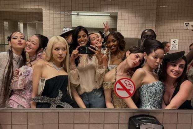 bhavitha mandava met gala selfie