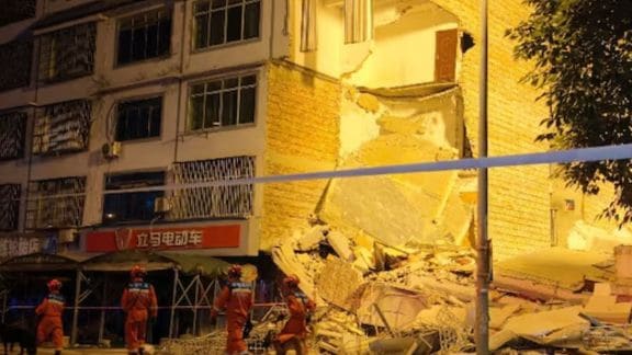 5.2 magnitude earthquake hits southwest China, rescue operations underway after 13 buildings collapse
