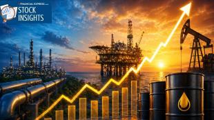 Three Indian Stocks Positioned to Profit as Crude Oil Surges Amid Global Conflict. (Ai-generated image from ChatGPT)