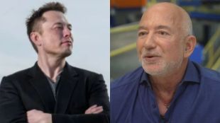 Elon Musk praises Jeff Bezos.