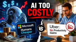 AI too costly to handle – Microsoft calls humans cheaper, Uber sees no productivity gains