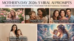 Mother’s Day 2026: 5 viral AI prompts to create aesthetic photos with your mom for Instagram and Facebook
