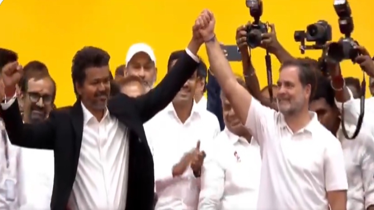 Tamil Nadu CM Vijay oath ceremony: TVK chief C Joseph Vijay takes oath ...