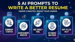 5 AI prompts to write a better resume in under five minutes