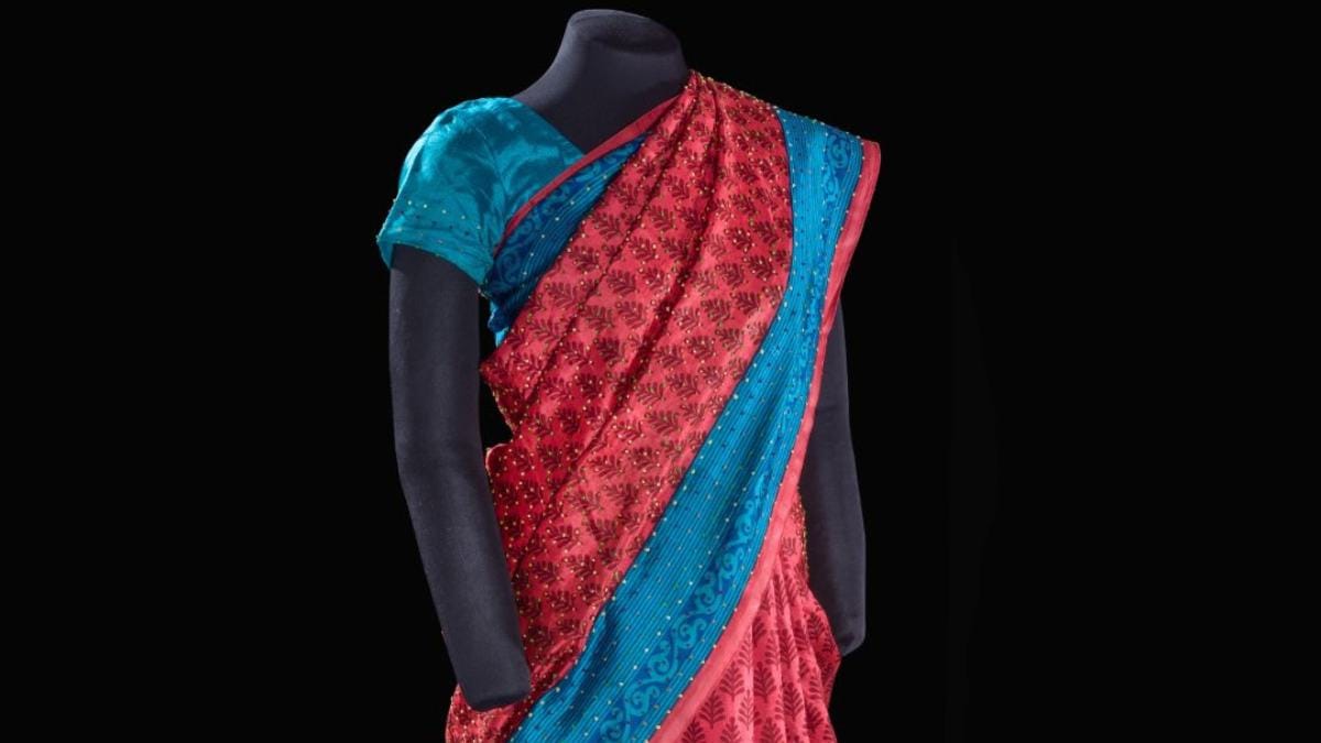 The six yards that made history: why the Smithsonian preserved this ISRO scientist’s Mangalyaan saree